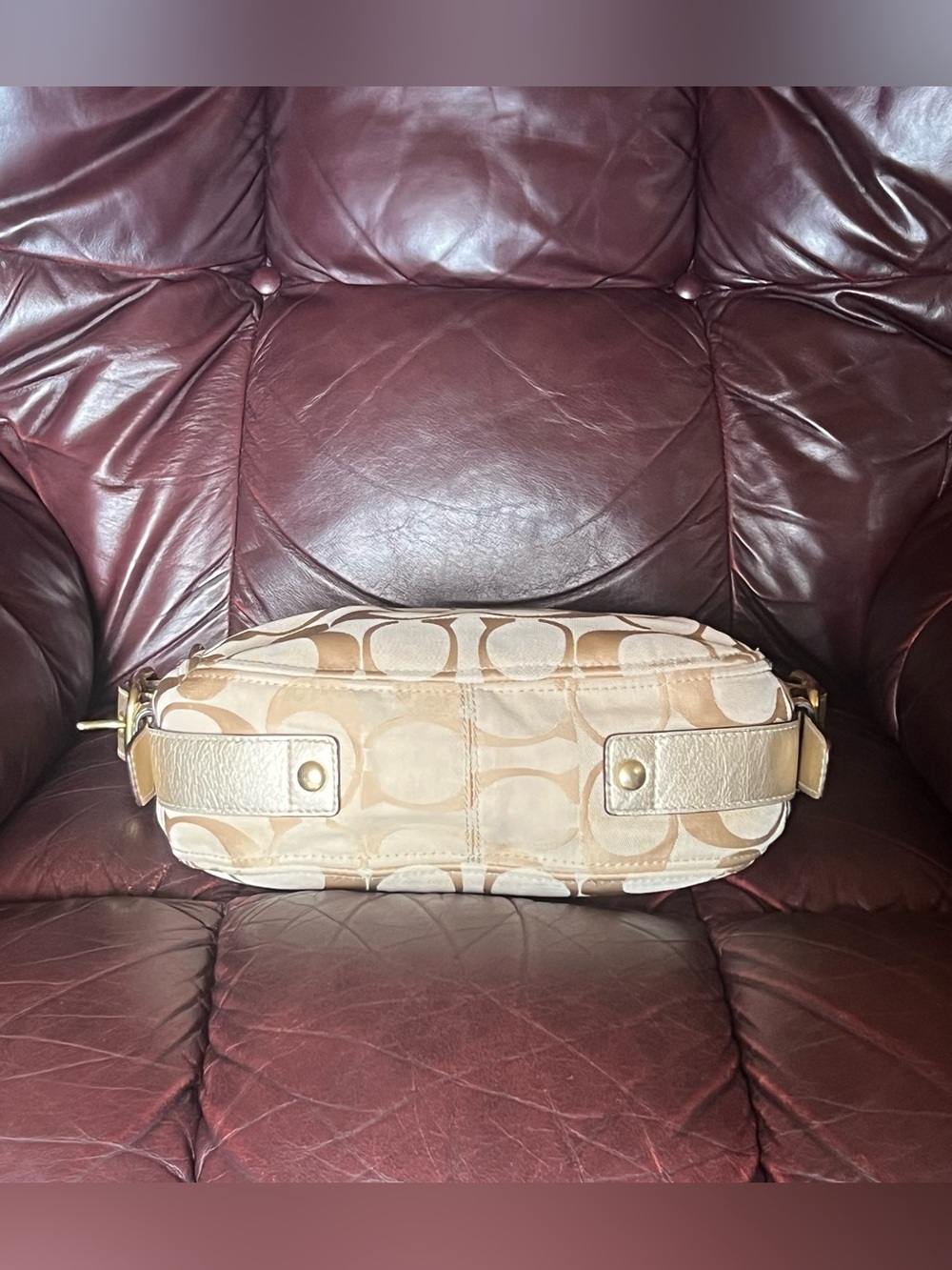 COACH F12657 ZOE HOBO BAG - Picture 8 of 12